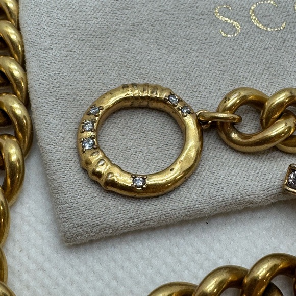 Kendra Scott Whitley Chain Necklace Vintage Gold - Picture 4 of 6